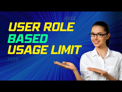 Aiomatic update: User Role Based Usage Limiting Added