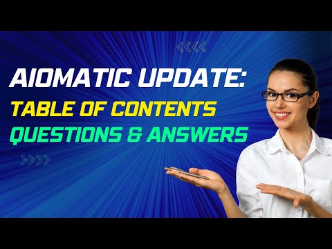 Add Table of Contents and Questions&Answers (Q&A) Sections to Created Posts [Aiomatic update]