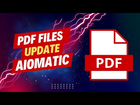 PDF File Support Added to Aiomatic OmniBlocks – Read And Create PDF Files Using AI Content