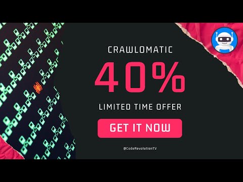 Crawlomatic Mid-March Discounts! Get 40% OFF!