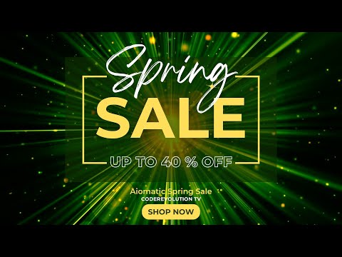 Aiomatic Special Spring Discount – 40% OFF – Limited Period Only!