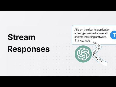 AiomaticAPI Supports AI Response Streaming For All Modern AI Models