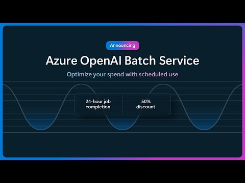 Tutorial: AI Batch Requests Using Azure OpenAI API In Aiomatic