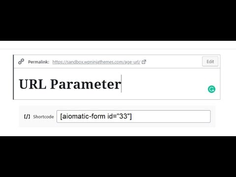 AI Forms: Auto-Set Default Input Values Using URL Parameters