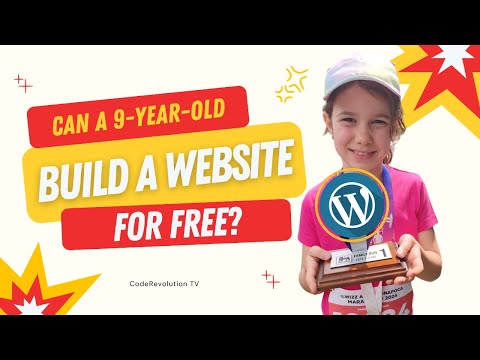 My 9-Year-Old Creates Her First Website (For Free!🆓) 👧