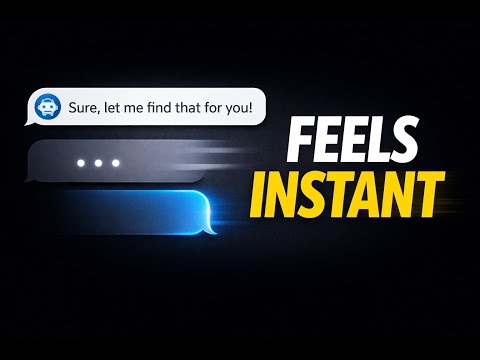This Simple AI Chatbot Placeholder Trick Makes Responses Feel Instant