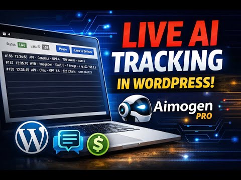 Watch Live AI Activity in WordPress: Real-Time Prompt & Output Tracking with Aimogen Pro