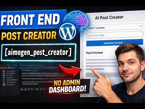 Display Your AI Post Creator on the Front End (Step-by-Step)