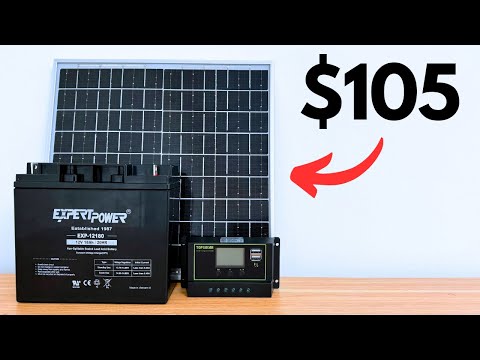 Ultra-Budget Solar Panel Setup – What Can It Power?