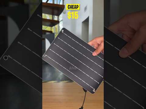 Testing Cheap vs. Expensive Portable Solar Panels!