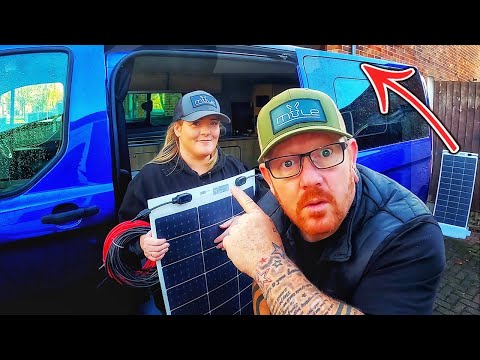 Unbelievably THIN Solar Panels For Your Van Build