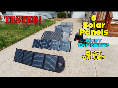 Tested – 6 Portable Solar Panels! – Which One Is the Best?