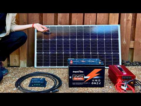 100 Watt Solar Panel Kit Setup for Complete Beginners – Start to Finish!