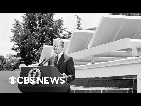 From the archives: Jimmy Carter installs solar panels on White House roof