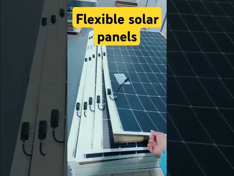 Flexible solar panels #solarenrgy #solarsystem #flexible #solarpanels #punjabbuildingmaterialstore