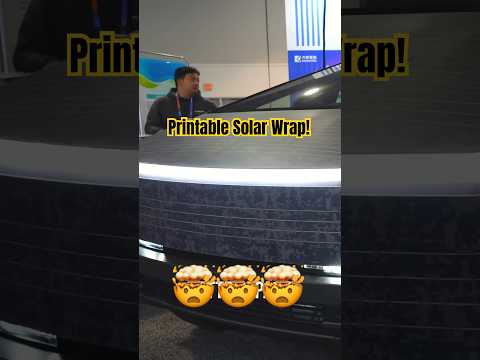 He covered his CYBERTRUCK in Solar Panels!!! ⚡️☀️