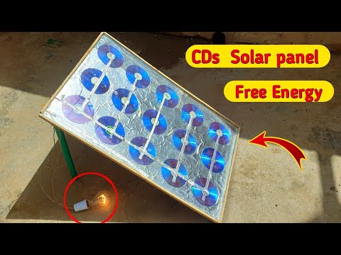 I Turn old CDs Into Solar panel .solar panels for beginners #diy
