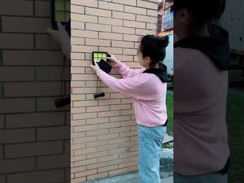 Smart Solar Night Light with Body Sensor Wall Mounted and Energy Efficient🥰