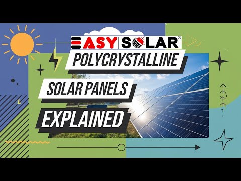 What are Polycrystalline Solar Panels? @easysolarsolutionspvt.ltd.