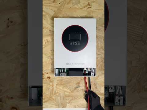 Complete Installation Home solar and inverter 12vdc battery system 6kw #shorts #viralvideo