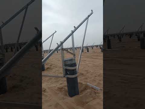 Solar panels installation #solarfarm #solarinstallation #solarstructure