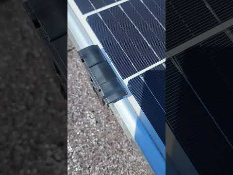 Solar Siphon Clips Drain Water from Solar Panels Quickly
