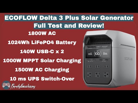 ECOFLOW Delta 3 Plus Solar Generator Review – The Best Yet?