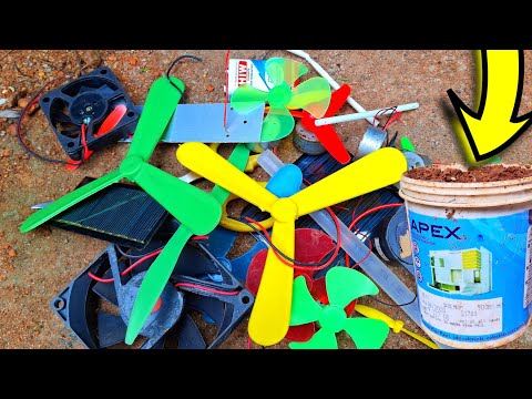 how to make awesome ideas using dc motor fan / mini solar panel / asmr / new idea