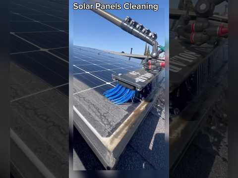 Solar panels cleaning tips & precautions