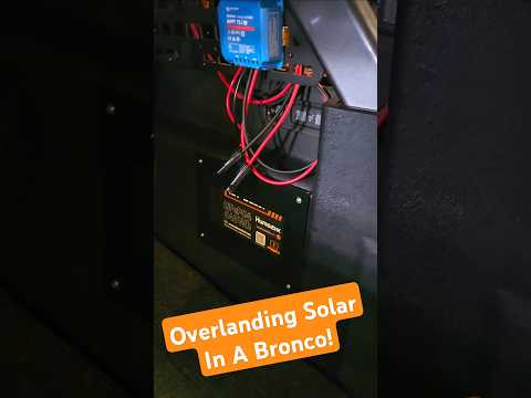 Solar Power In A 21 Bronco #shorts