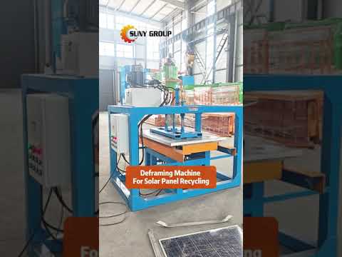 Perfect for Beginners: Deframe PV Panels in Minutes! #SolarRecycling #SolarWaste #Deframing
