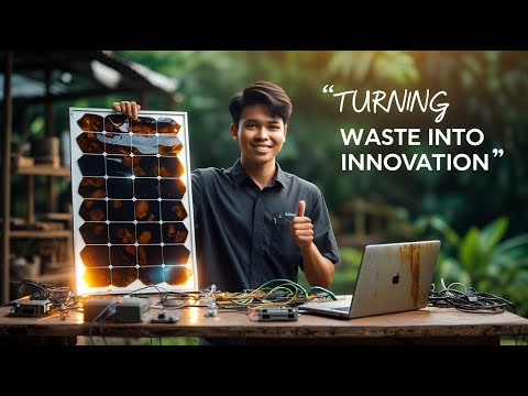 A Filipino Student’s Genius Invention – Solar Panels from Recycled Food Waste!