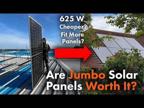 Increase Solar Output with JUMBO Solar Panels – Are these the best solar panels 2025?