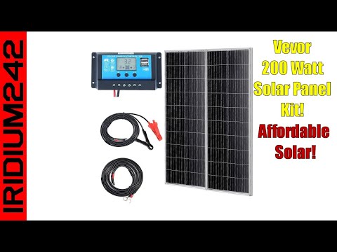 Awesome Affordable 200W Solar Panel Kit Solar Panels And Charge Controller