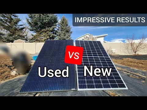 Are Used Solar Panels Worth The Money? Performance Test Results