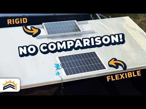 100W Flexible Vs 100W Rigid Solar Panels | Don’t Buy Until You Watch!
