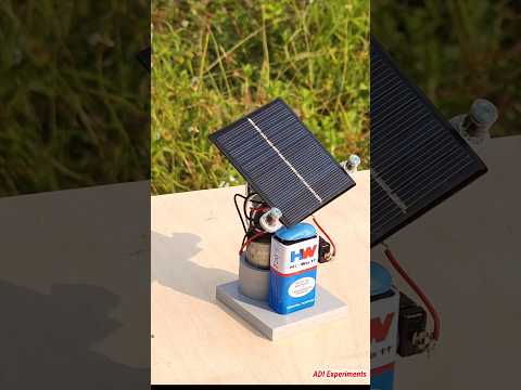Automatic Sunlight Tracking Solar panel system #solar