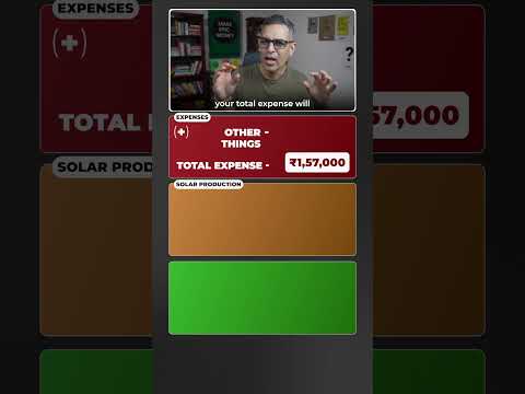 Kya SOLAR Panels se hogi BACHAT?! | Ankur Warikoo #shorts