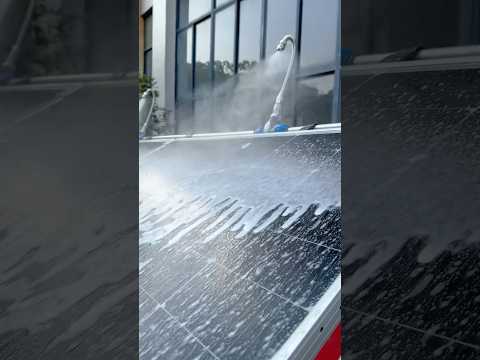 How to cleaning your solar panels?