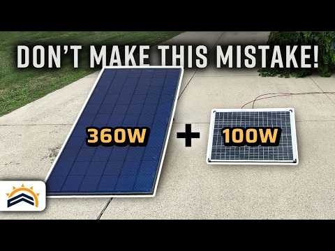Wiring Mismatched Solar Panels To Get The Most Power