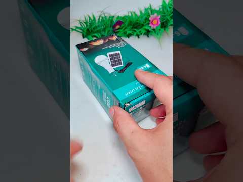 Solar Bulb with solar plate #trending #gadgets #review