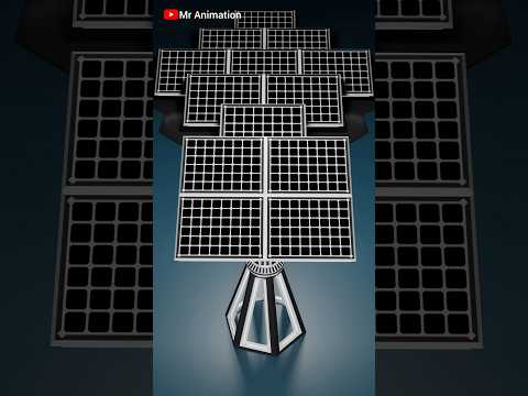 How Solar Panel work? (3D Animation) #Shorts