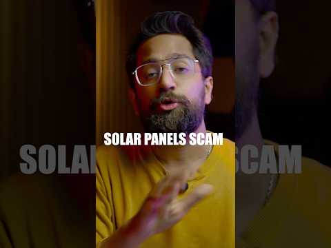 Beware! Solar Panels Scam