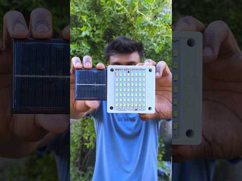 making homemade solar plate + emergency light #shots #project #experiment #sujanexperiment