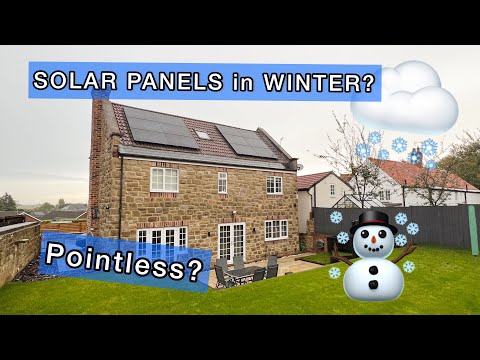 SOLAR PANELS in WINTER – Our Experience