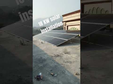 18 KW solar system installation Canadian solar panels 🥰