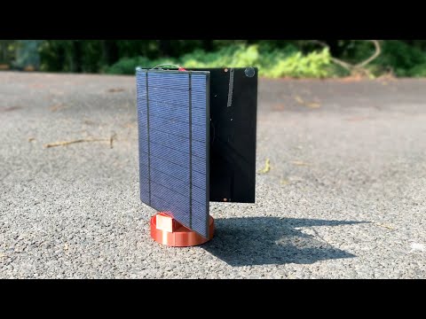 World’s simplest sun tracker.