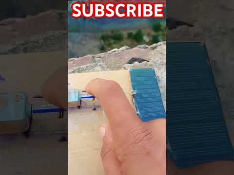 Experiment with ￼ solar panel+generator || #experiment #youtubeshorts #electrical #generator #shorts
