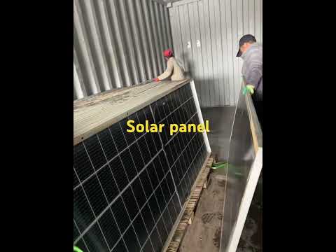 #solar panel loading #solar module shipment #solar #solar energy #jinko #second hand solar panel