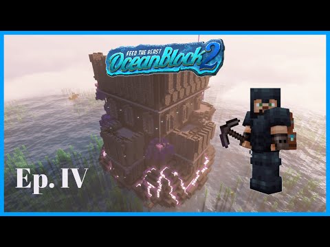 FTB Oceanblock 2 Ep04 – FluxGate and Big Solar Panels